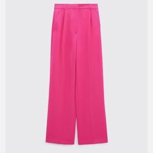 Zara Fuchsia Wide Leg Pants